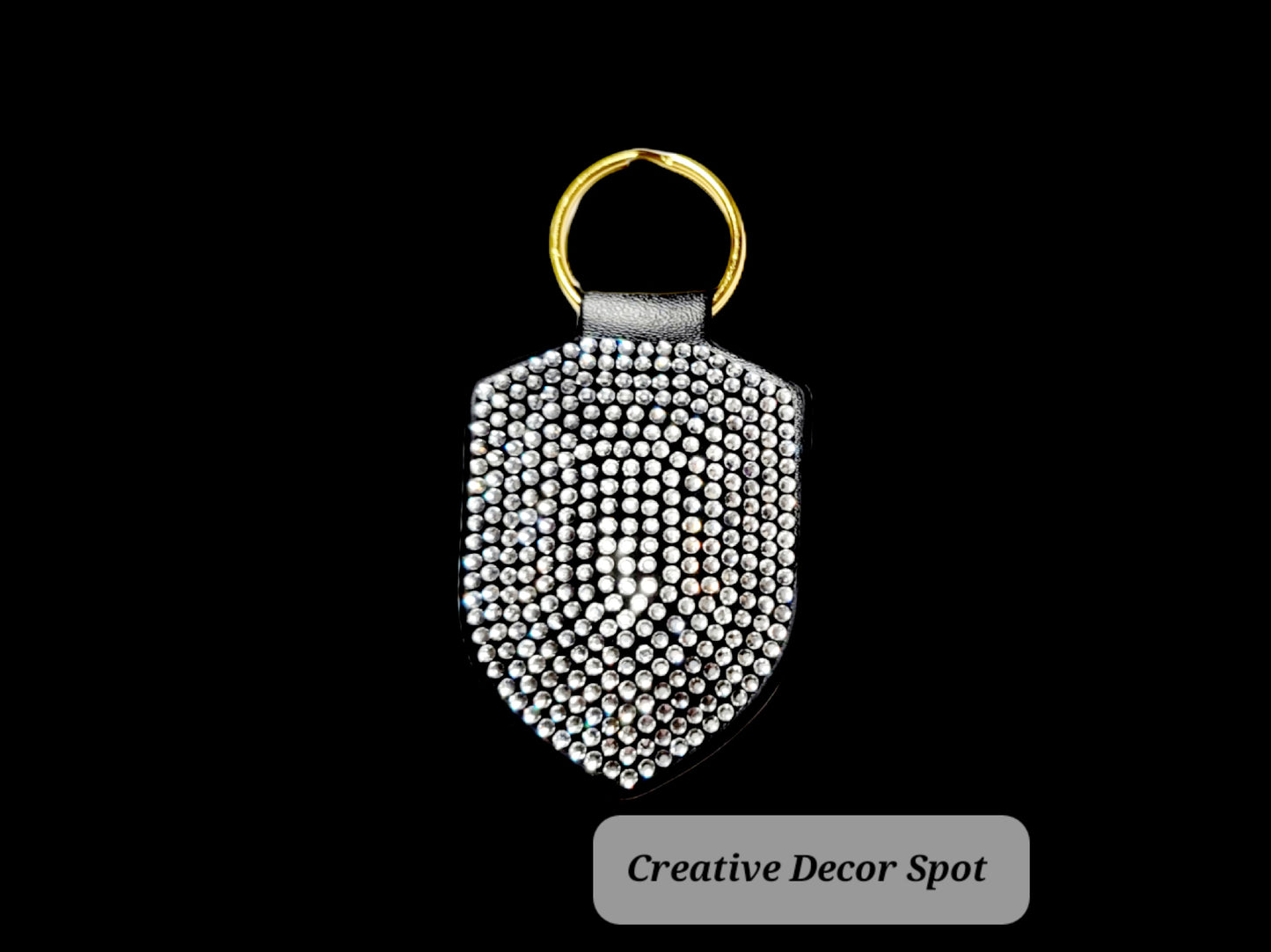 Rhinestone Keychain Keyring