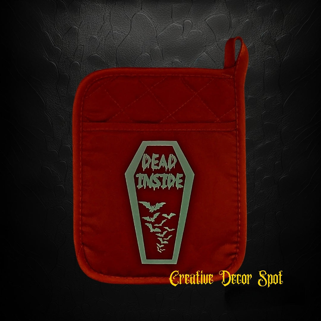Dead Inside Coffin Pot Mitt image 1